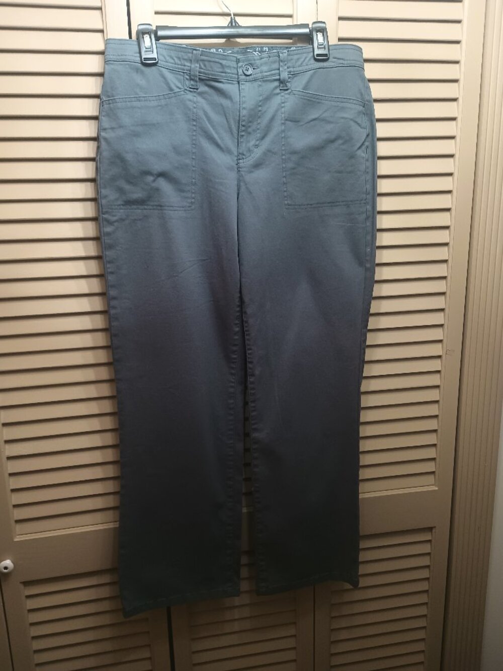 Gloria Vanderbilt Straight Leg Gray Jeans Sz 10